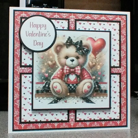 Valentines Bear 3 by Kelley Blacker
