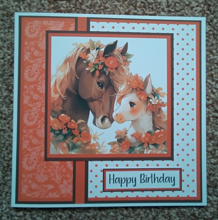 Pretty Horses Greeting Card Mini Kit by Kelley Blacker