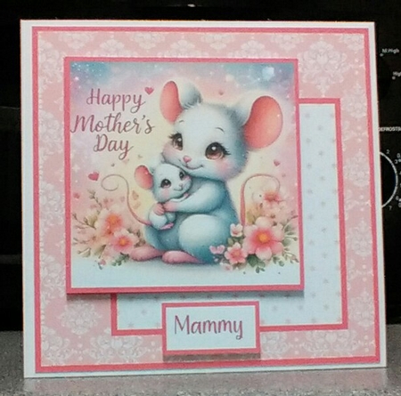Mothers Day Mice Card by Kelley Blacker