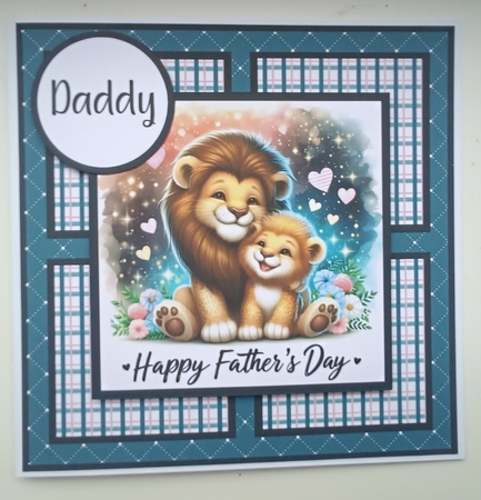 Fathers Day Lions by Kelley Blacker