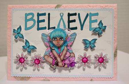 Teal Believe Fairy by Kelly Guastello
