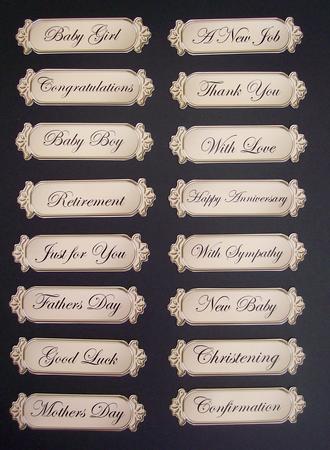 Metallic Everyday Mixed Greetings Text Plates by Kelly Hannan