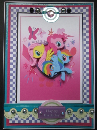 My Little Pony A5 Decoupage by Kelly Patterson