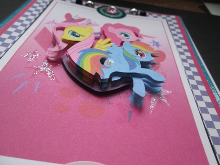 My Little Pony A5 Decoupage by Kelly Patterson