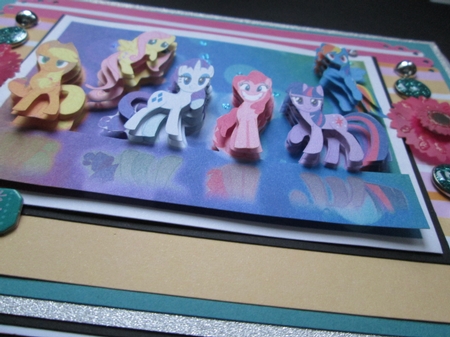 My Little Pony Characters 2 A5 Quick Card by Kelly Patterson