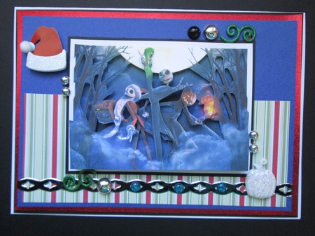 Nightmare Before Christmas A5 Quick Card by Kelly Patterson