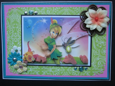 Tinkerbell A5 Quick Card by Kelly Patterson