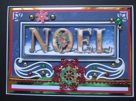 Noel Large DL Card Front by Kelly Patterson