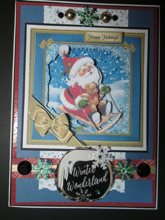 Winter Playground Teddy Bears Mini Kit 12 by Kelly Patterson