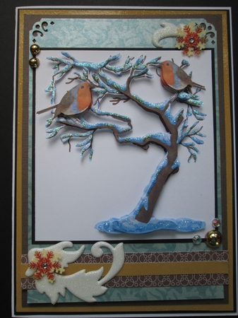 Winter Robins Png by Kelly Patterson
