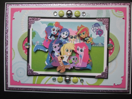 Equestria Girls 4 Quick Card by Kelly Patterson