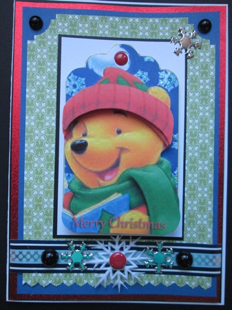 pooh bear christmas by Kelly Patterson