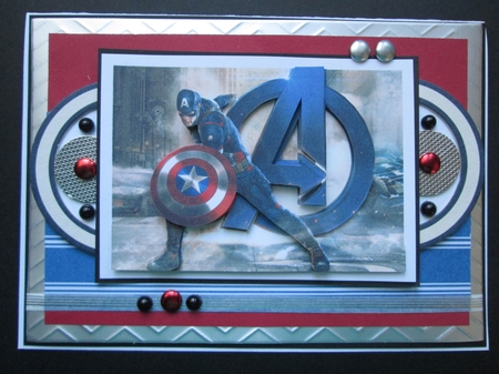 The Avengers Captain America Quick Card by Kelly Patterson