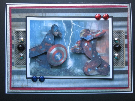 The Avengers Captain America and Iron Man Quick Card by Kelly Patterson
