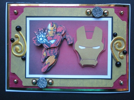 The Avengers Iron Man 4 Quick Card by Kelly Patterson