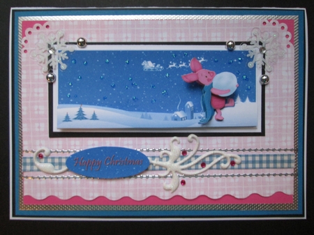 Piglet Christmas DL 1 by Kelly Patterson
