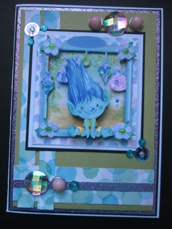 Little Troll in Blue 2 by Kelly Patterson