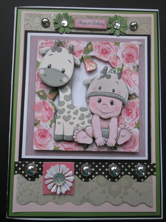 Baby & Giraffe 8x8 Mini Kit by Kelly Patterson