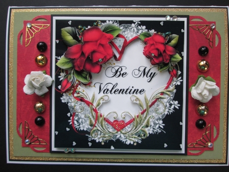 8x8 roses for my valentine mini kit by Kelly Patterson