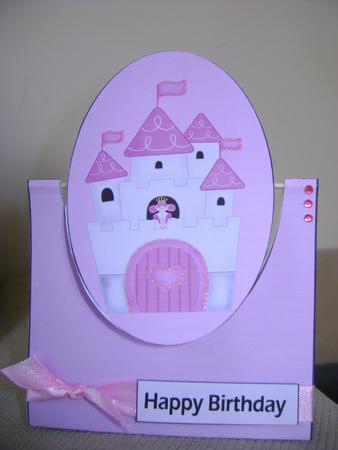 Swing Card Princess Card Print and Make by Kelly Petch