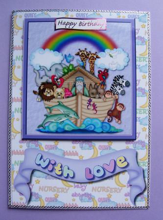 Noah's Ark Quick Card by Kerry Sawyers