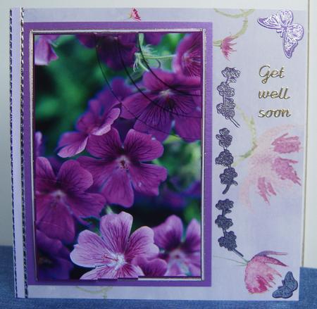 Beautiful Floral 2 Corner Stacker by Kerry Sawyers