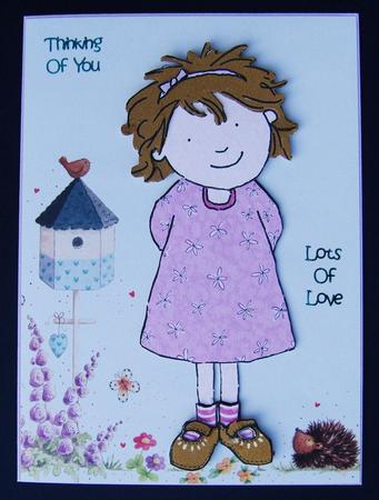 Girl in Pink Dress Step by Step Decoupage Featured Gallery Photo