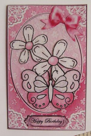 Fluttery Butterfly Lottery Wallet Card by Kerry Sawyers