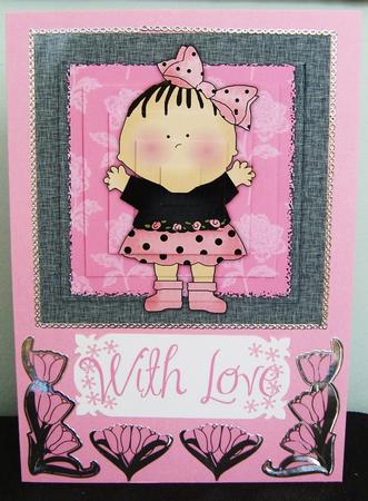 Cute & Girly Baby Girl Pyramid by Kerry Sawyers