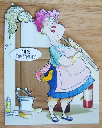 Cleaning Lady Shaped. by Kerry Sawyers