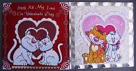 Cute Love Cats by Kerry Sawyers