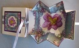 Exploding Card Backwood Violet by Kerry Sawyers