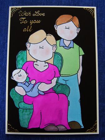 Family Doodles Digital Stamp by Kerry Sawyers