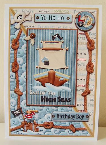 Yo Ho Ho Sailin the High Seas Birthday Boy by Kerry Sawyers