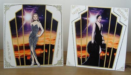 Art Deco Style Ladies by Kerry Sawyers
