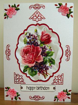 Pink Florals Toppers by Kerry Sawyers