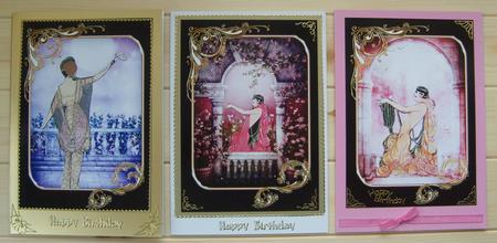 Fantasy Framed Card Fronts by Kerry Sawyers