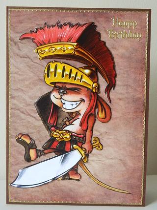 Roman Mouse Decoupage Sheet by Kerry Sawyers
