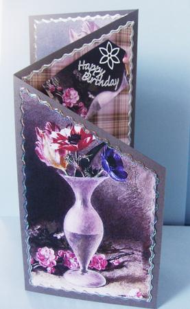 Vase of Flowers Cascade by Kerry Sawyers