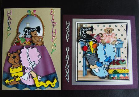 2 on Sheet Decoupage by Kerry Sawyers