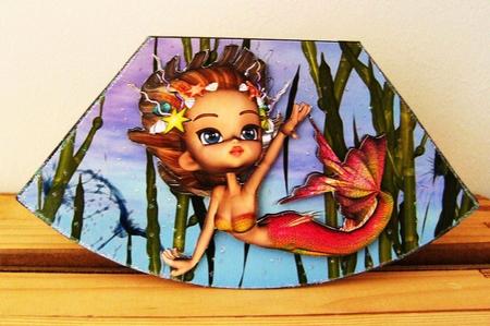 Shelley Mermaid Wobble Card by Kerry Sawyers