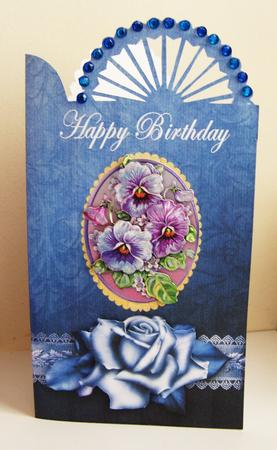 Blue Fancy Front Card by Kerry Sawyers