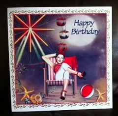 1950's Seaside Fairground Lady Mini Kit by Kerry Sawyers