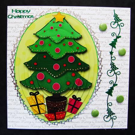 Xmas Tree Pyramid Sheet by Kerry Sawyers