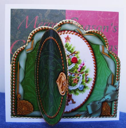 Elegant Tree Ornate Scalloped Picture and Locket by Kerry Sawyers