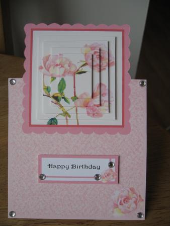 Cut Fold and Create Over the Edge Pearls and Peonies by Kerry West