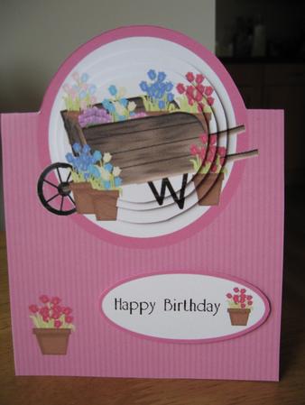 Over the Edge Wheel Barrow Circular Pyramid Design Sheet by Kerry West