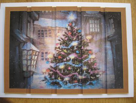 How My Christmas Tree Should Look Card Front and Panels by Kerry West