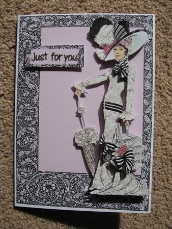 My Fair Lady ~ Vintage Lady Decoupage by Kerry West