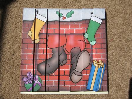 Santa Got Stuck! Quick Card with Side Stacker Topper by Kerry West